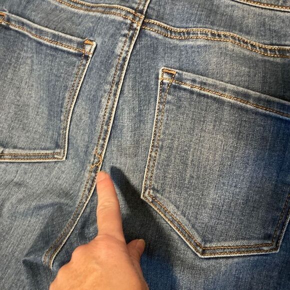 Loft - Skinny Jeans Embroidered Cuff sz 6 - Picture 8 of 10